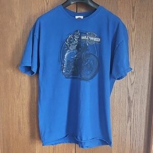Harley-Davidson Vibrant Blue Rider Tee